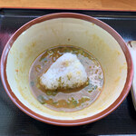 手打ちうどんますや - 最後はモチの論で、どぼん