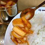 デリー - 大好きな玉ネギアチャールを添えて