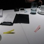 フロリレージュ - 最後まで徹底したサ―ビス。グラス・カトラリーと付箋の色を揃える！