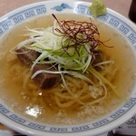 麺処 若武者 弐號店 大正浪漫 ラーメン 名物温泉ぶためし みどり湯食堂 - 煮込み牛タン山塩ラーメン(1,000円)