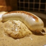 ビストロラドレ - ブーダンブラン、キノコのクリームソース2,970円