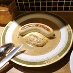 ビストロラドレ - ブーダンブラン、キノコのクリームソース2,970円