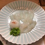 板 石山光一 - てっさ（赤目ふぐ）