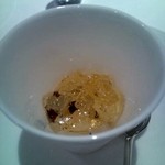 雪ノ下大根とコリントレーズンのピクルス　グランマニエのジェラティーナ