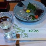 創作居酒屋おりぐち - かわはぎの薄造り