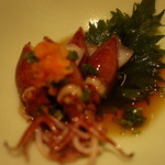 にしたに - 蛍烏賊（酢醤油？）