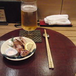 さとう - 生ビール＆お通し