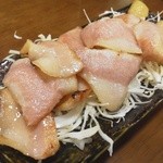 ビストロしもの - 豚トロベーコンの炙り焼き