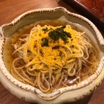 おか田 - 唐墨ぶっかけ蕎麦