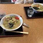 豚骨ラーメン まるあい食堂 - 