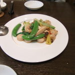 中国料理 丹甫 - ホタテと野菜のＸＯ醬炒め