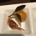 茜どき - 蟹と金柑