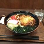 イデカフェ - かき揚げうどん(548円)