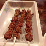 ラム肉の串焼き