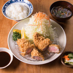 とんかつ光 - 特ヒレかつ定食