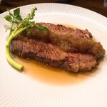 創作麺工房 鳴龍 - 炙り焼きチャーシュー(オニオンソース)　600円