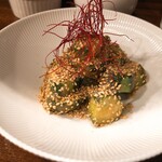 創作麺工房 鳴龍 - ごまきゅうり　300円