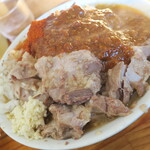 にかいや - ぶた入りオロチョンラーメン＋トッピング全部