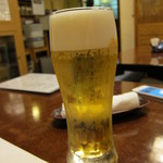 日本蕎麦処 如月 - 生ビール
