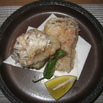 和菜 やなぎ  ふぐ はも - ぐじ（甘鯛）の松傘揚げ