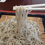 さくらの湯 - 十割蕎麦の麺アップ