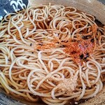 ゆで太郎 - 温そばには、すりごまと七味を#BCMKR！
