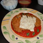 キッチン ニューほしの - 週替わり　イタリアンポークカツ　ご飯　味噌汁つき