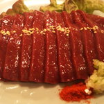 焼肉 静龍苑 - レバ刺し