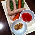 茹でたてソーセージ