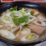 Menittetsu - ざく切りネギ味噌ラーメン。