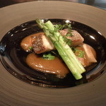 ふふ 熱海 - 平鱸のグリエ　パプリカソース