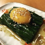 山喜多 - ニラ玉おひたし