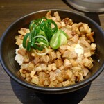 支那そばや - きざみチャーシューごはん