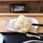 永井 - えび天の断面