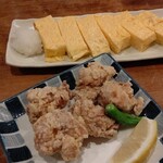 分福 - 出汁巻きと鶏唐揚げ