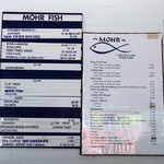 Mohr Fish - 店内メニュー