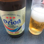 空港食堂 - 瓶ビール(オリオンビール) 550円(税込)