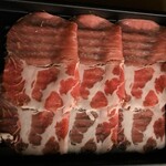 こだわりサワー・博多料理とお鍋 菜々や - ホエー豚バラ