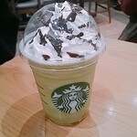 スターバックス・コーヒー - 抹茶クリームフラペチーノチョコレートソース+わらびもち