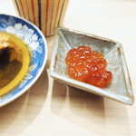 日本橋蛎殻町 すぎた - 味噌漬けのすじこ