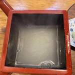 おおもり - 蕎麦湯も香り高い。