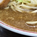 ラーメン二郎 - 【再訪】スープ