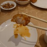 九記海鮮 - 名物のXO醤百花釀油條　サクサクで美味しいです(20-01)