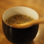 MORI-MESHI 小田原 - お通しのスープ
