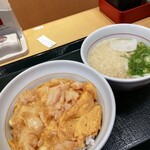 なか卯 - 親子丼セット￥690