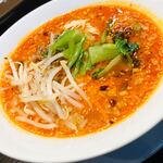 四川担担麺 蒼雲 - 各具材が上品に調和、優雅ささえ感じる味噌麻辣麺
      ˚✧₊⁎❝᷀ົཽ≀ˍ̮ ❝᷀ົཽ⁎⁺˳✧༚