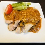 四川担担麺 蒼雲 - 夜メニュー棒棒鶏、中華の傑作、怪味ソース的なものとしっとり柔らかい蒸し鶏がマリアージュ(〃ω〃)