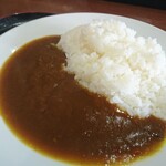 道ナカ食堂 - さらっとした甘めのカレーです。