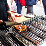 Inafuku - 鶏肉なんでしっかり火を入れます。
