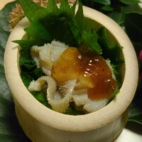 きみや 大阪本店  - 白せんまい柚子胡椒ぽん酢ジュレ